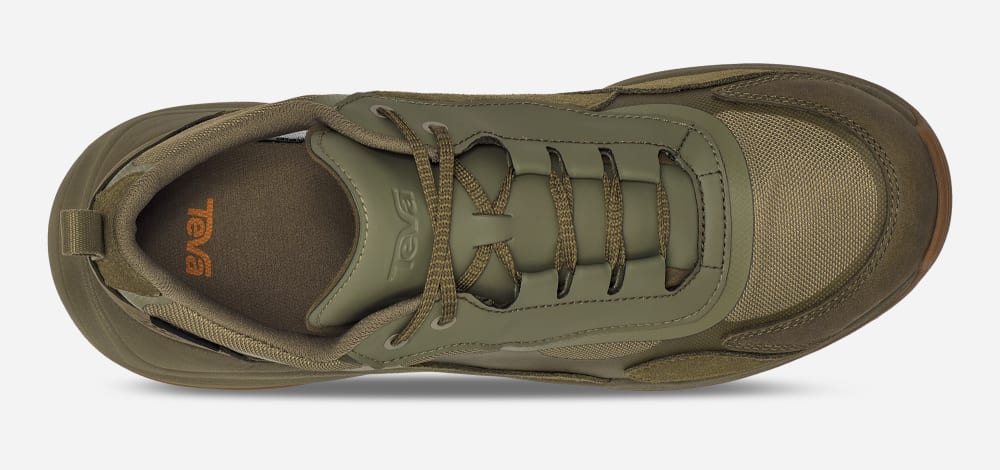 Olive Teva Geotrecca Low Men's Hiking Boots | Ireland-1687