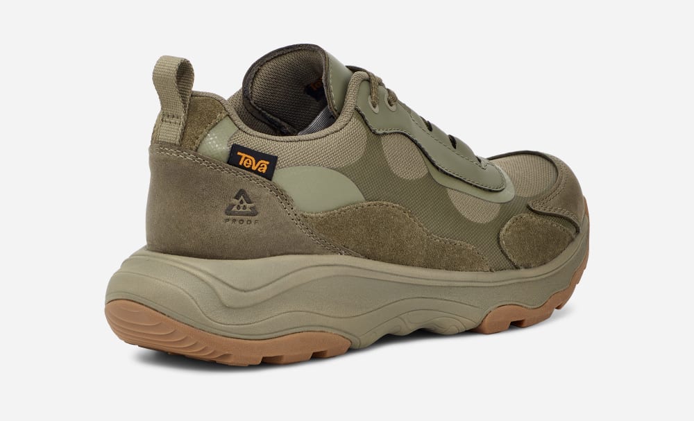 Olive Teva Geotrecca Low Women's Sneaker | Ireland-9786