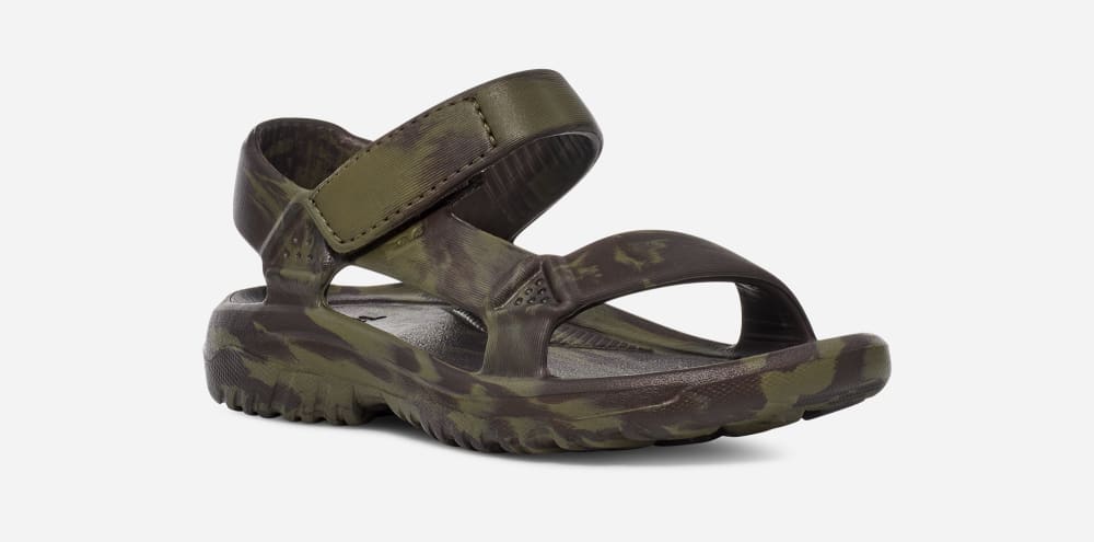 Olive Teva Hurricane Drift Huemix Kids' Sandals | Ireland-6149