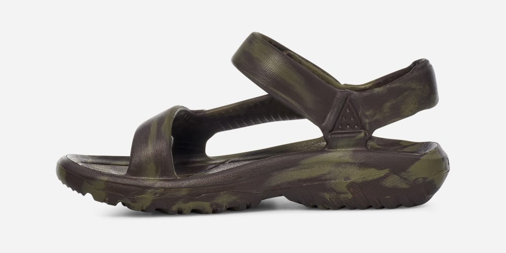 Olive Teva Hurricane Drift Huemix Kids' Sandals | Ireland-6149