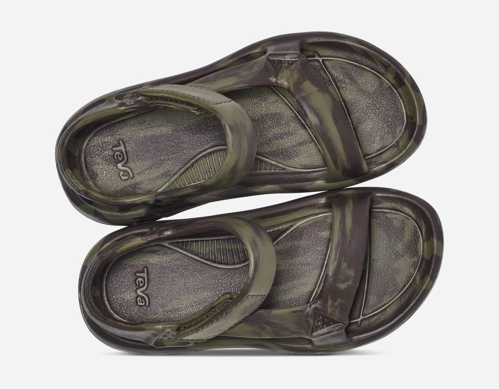 Olive Teva Hurricane Drift Huemix Kids' Sandals | Ireland-6149