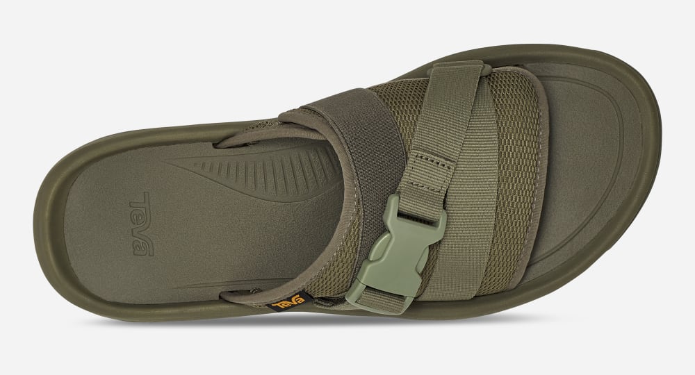 Olive Teva Hurricane Verge Men's Slide | Ireland-3679