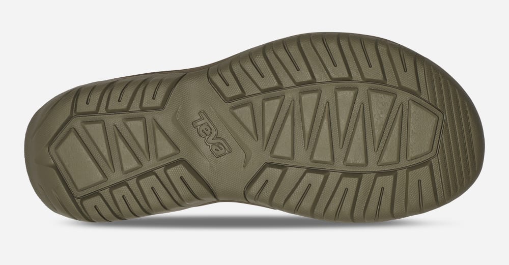 Olive Teva Hurricane Verge Men's Slide | Ireland-3679