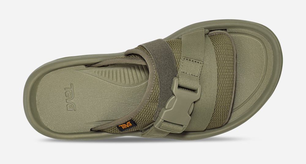 Olive Teva Hurricane Verge Men's Slide | Ireland-9673