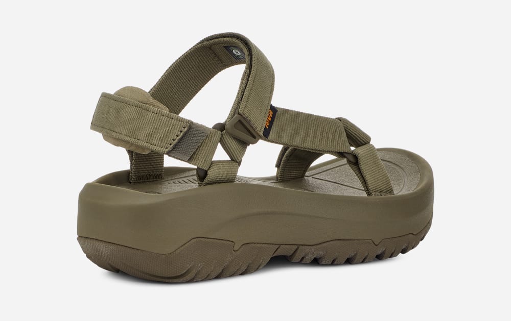 Olive Teva Hurricane Xlt2 Ampsole Women's Platform Sandals | Ireland-7831