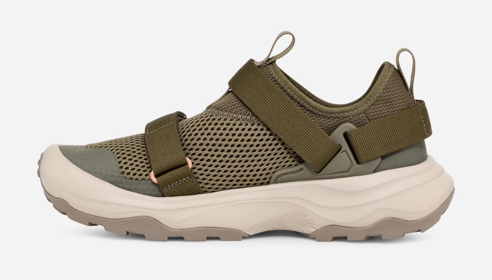 Olive Teva Outflow Universal Women's Sneaker | Ireland-2457