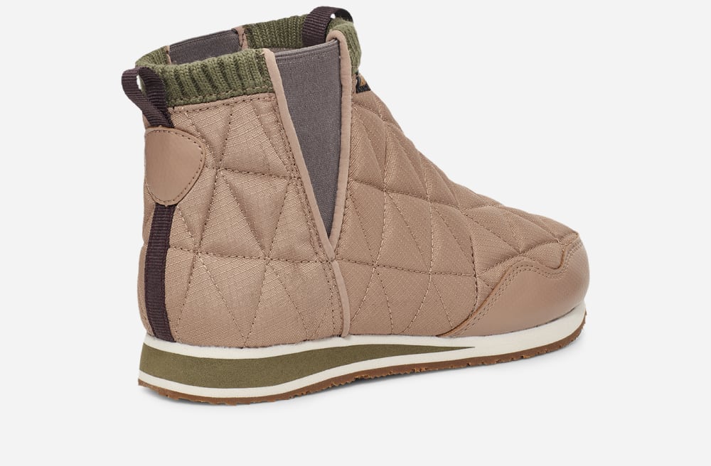 Olive Teva ReEMBER MID Women's Boots | Ireland-8614