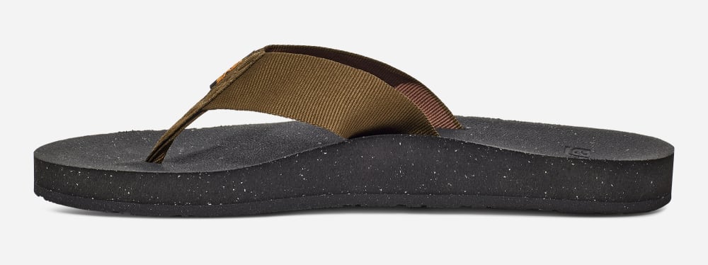 Olive Teva Reflip Men's Flip Flops | Ireland-9850