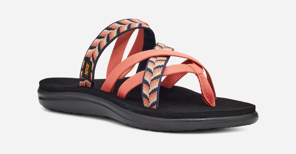 Orange Teva Voya Zillesa Women's Flip Flops | Ireland-9014