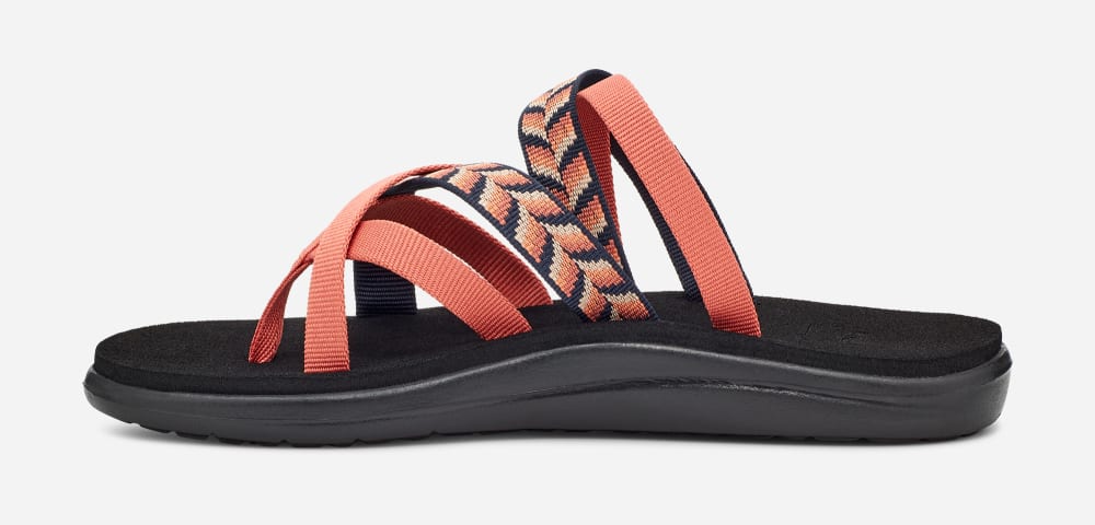 Orange Teva Voya Zillesa Women's Flip Flops | Ireland-9014