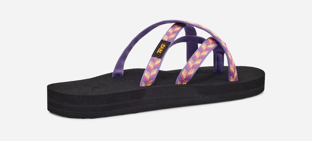 Pink Teva Olowahu Women's Flip Flops | Ireland-5740