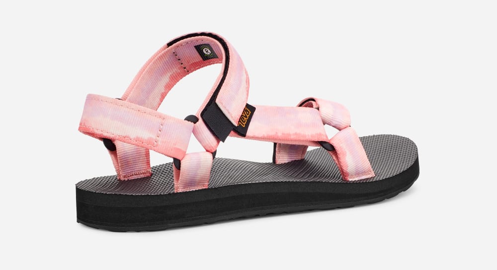 Pink Teva Original Universal Tie-Dye Women's Sandals | Ireland-1428