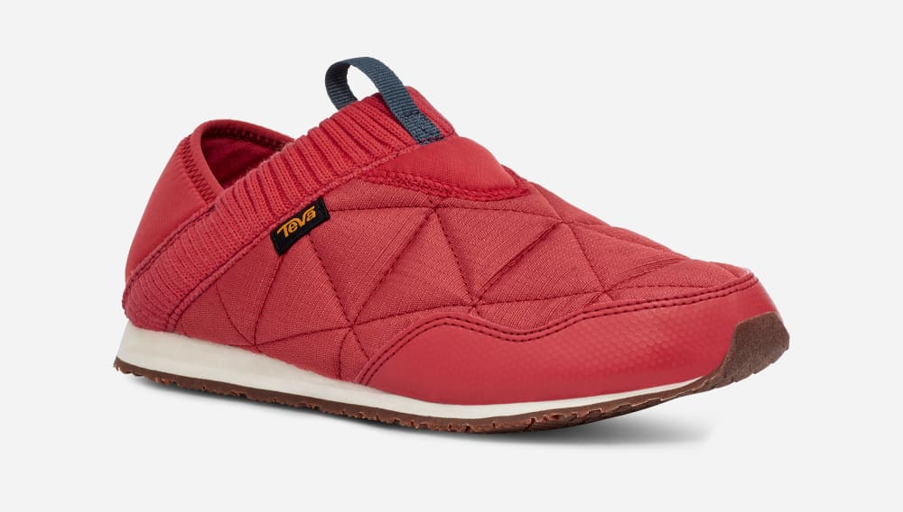 Red Teva ReEMBER Men's Slip Ons | Ireland-0913