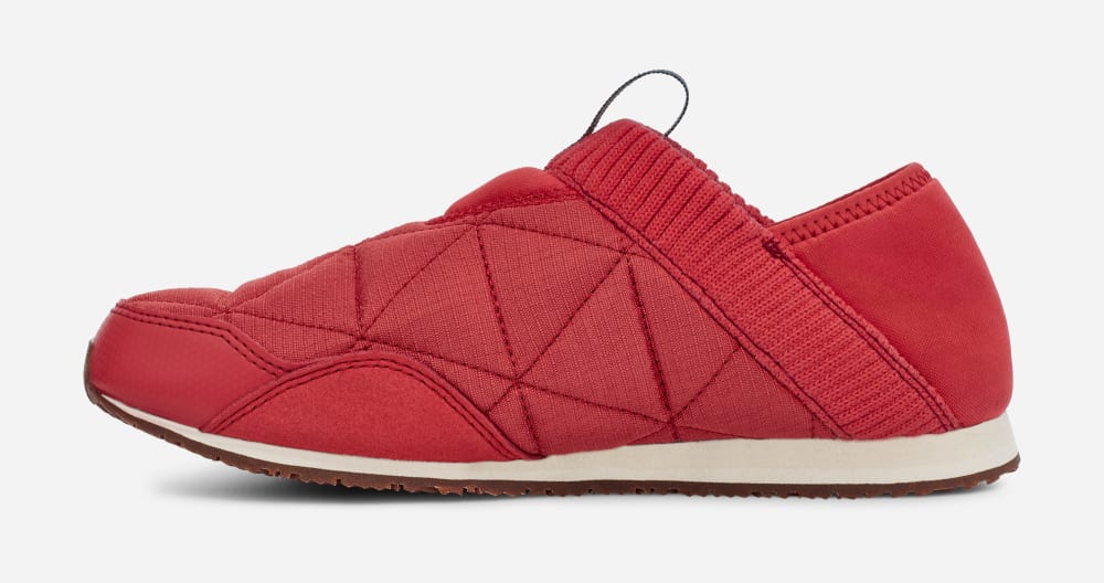 Red Teva ReEMBER Men's Slip Ons | Ireland-0913