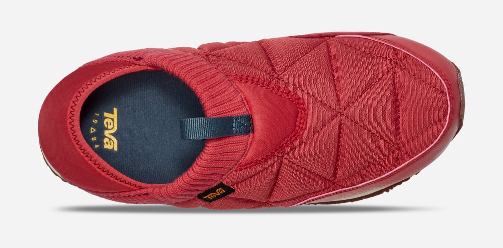 Red Teva ReEMBER Men's Slip Ons | Ireland-0913