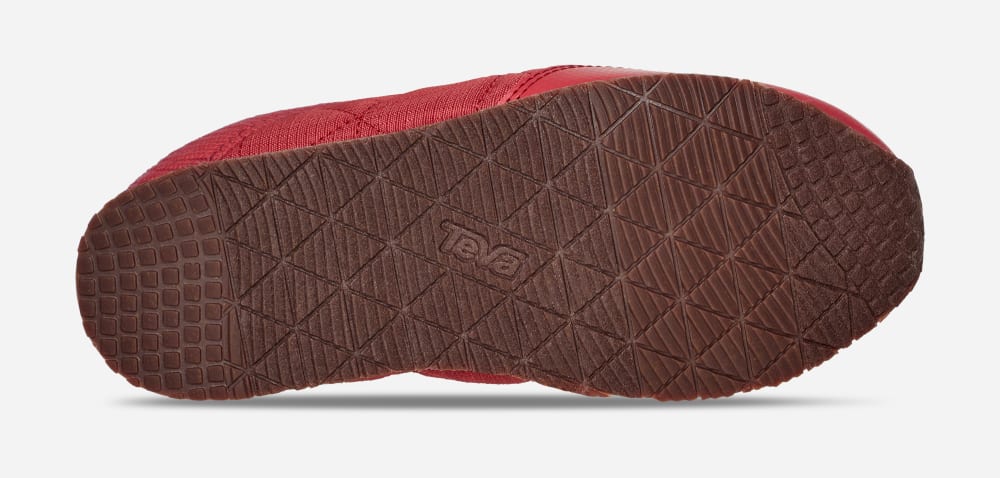 Red Teva ReEMBER Men's Slip Ons | Ireland-0913