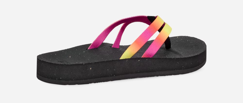 Rose Purple Teva Reflip Strappy Gradiate Women's Flip Flops | Ireland-6042