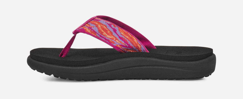 Rose Purple Teva Voya Kids' Flip Flops | Ireland-0164