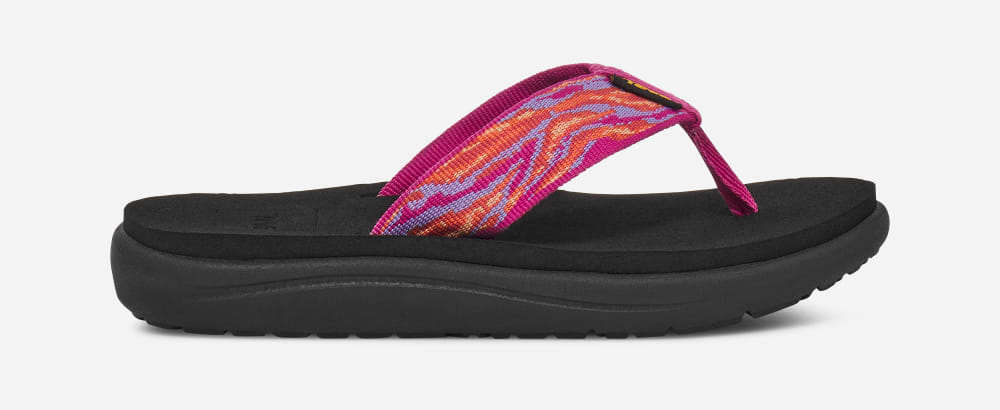 Rose Purple Teva Voya Kids\' Flip Flops | Ireland-0164