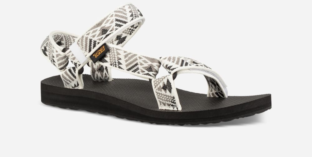 White / Grey Teva Original Universal Women's Sandals | Ireland-1986