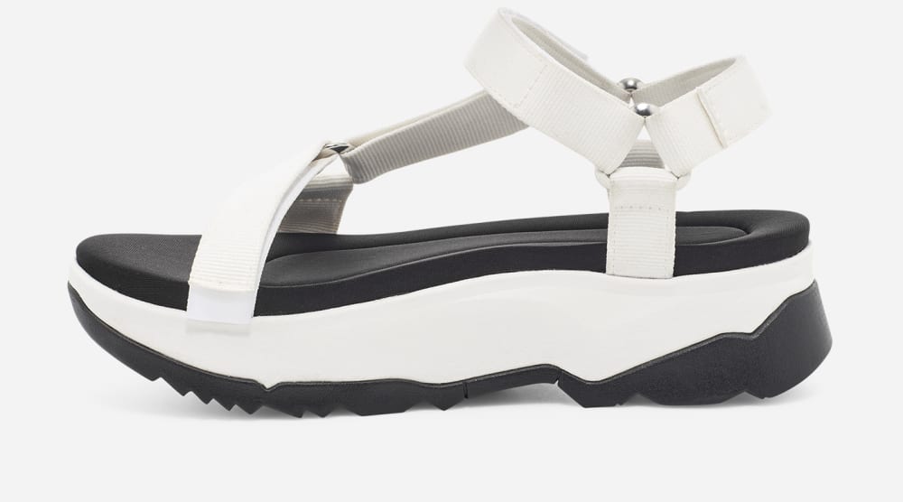 White Teva Jadito Universal Men's Platform Sandals | Ireland-3087