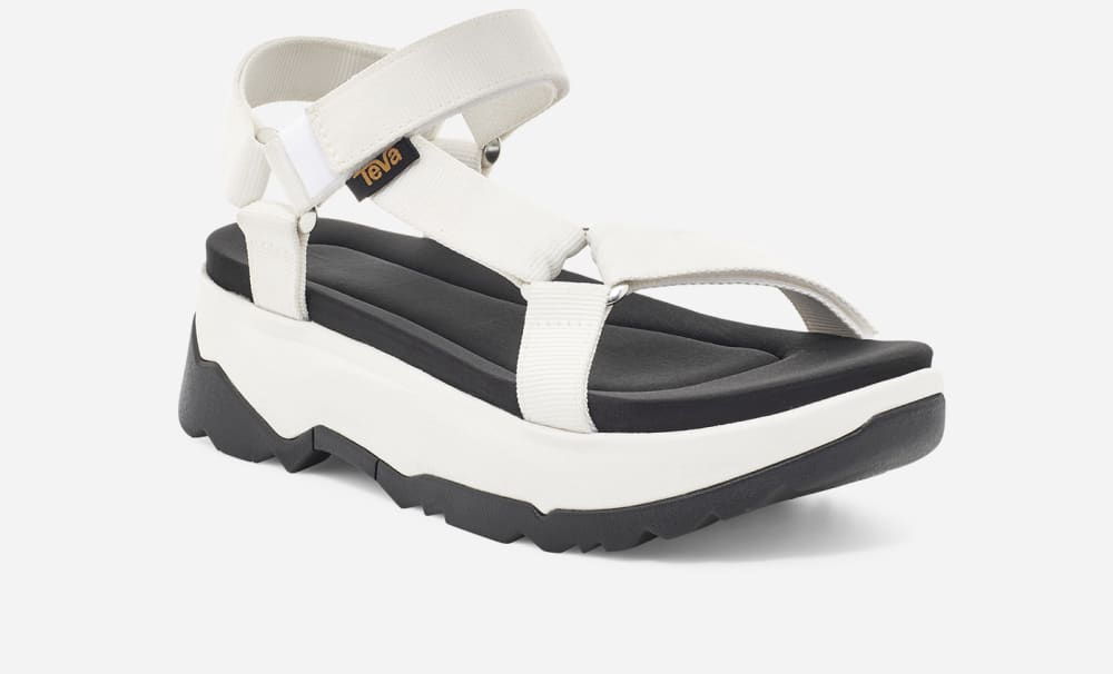 White Teva Jadito Universal Women's Platform Sandals | Ireland-4972