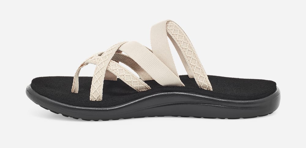 White Teva Voya Zillesa Women's Flip Flops | Ireland-6482