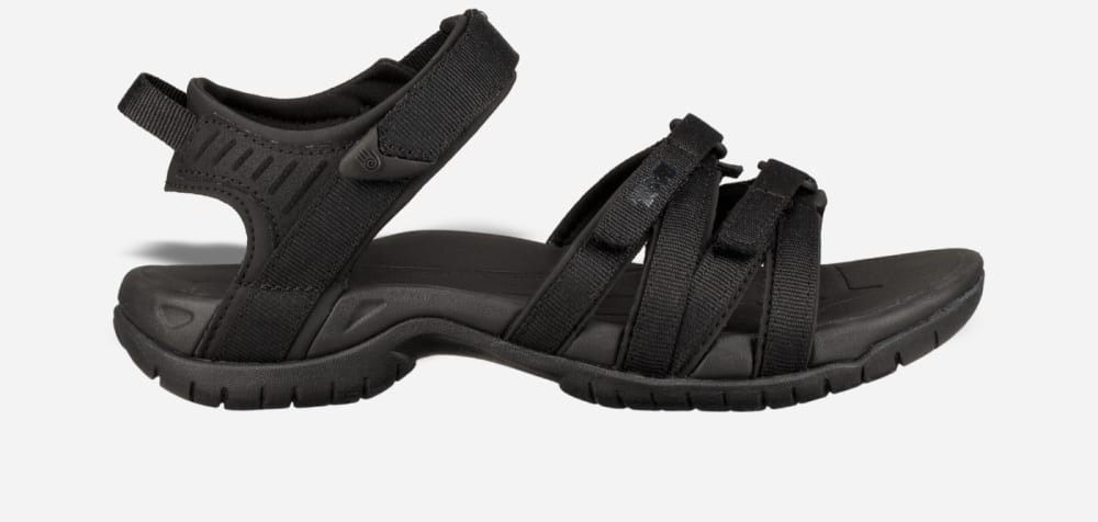 Black / Black Teva Tirra Women's Hiking Sandals | Ireland-8210