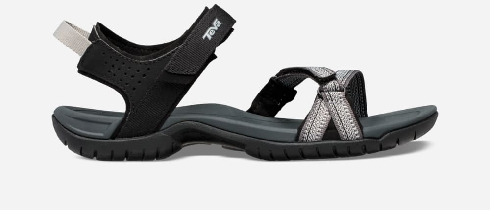 Black Multicolor Teva Verra Women's Hiking Sandals | Ireland-2473