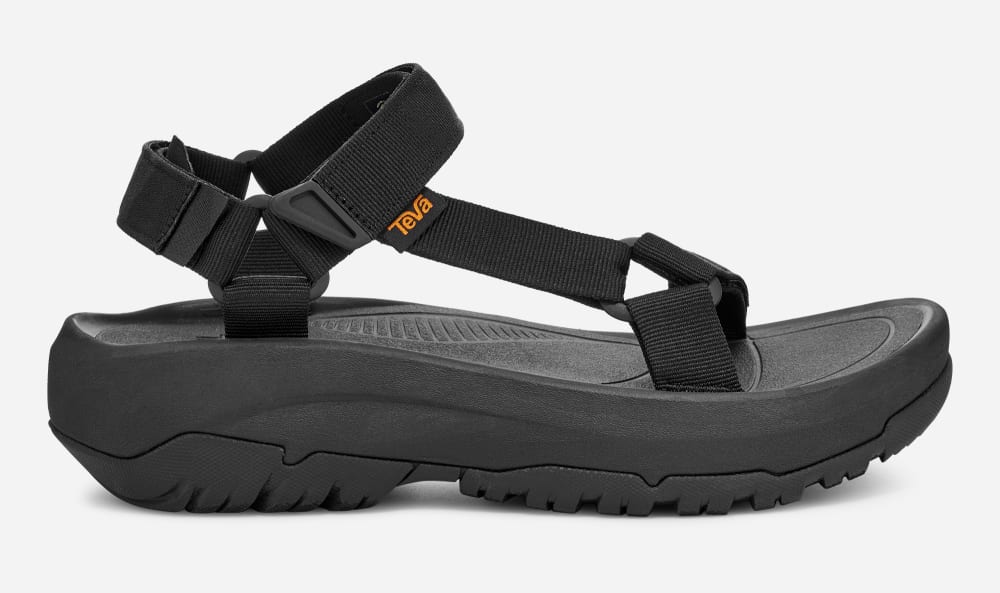 Black Teva Hurricane Xlt2 Ampsole Men's Platform Sandals | Ireland-0572