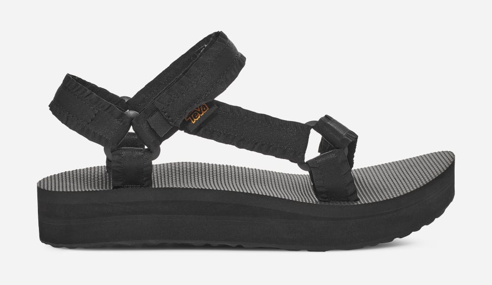 Black Teva Midform Universal Adorn Women's Sandals | Ireland-3809