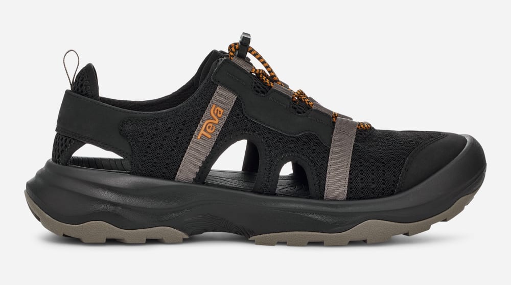 Black Teva Outflow CT Men's Sandals | Ireland-4671