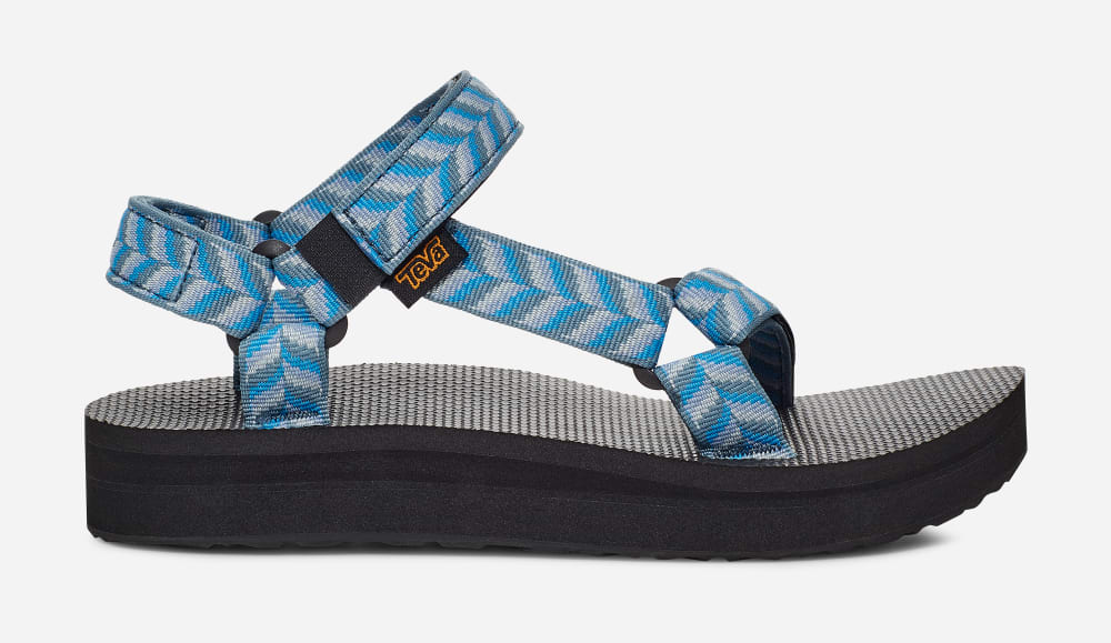 Blue Teva Midform Universal Women's Sandals | Ireland-3148