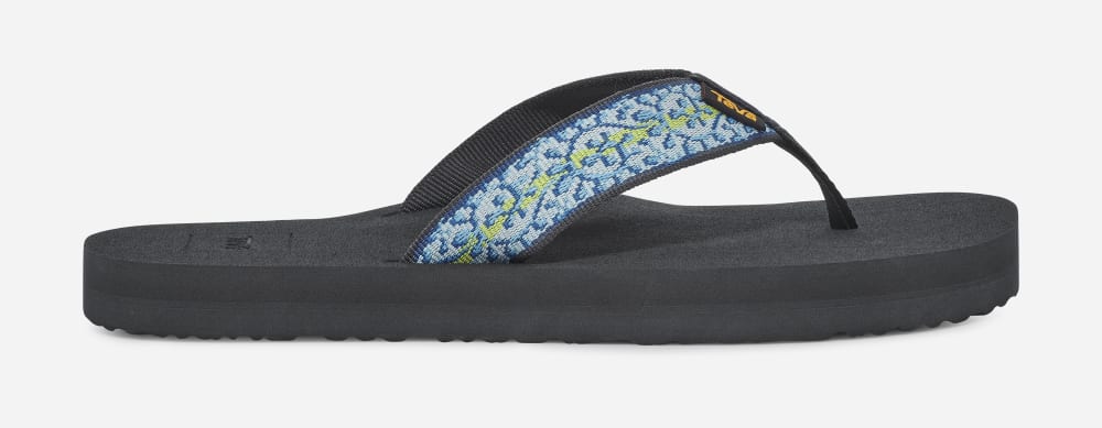 Blue Teva Mush II Women's Flip Flops | Ireland-2391