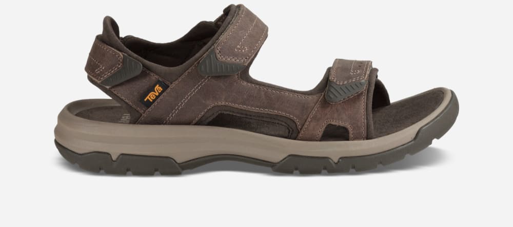 Brown Teva Langdon Men's Hiking Sandals | Ireland-6045