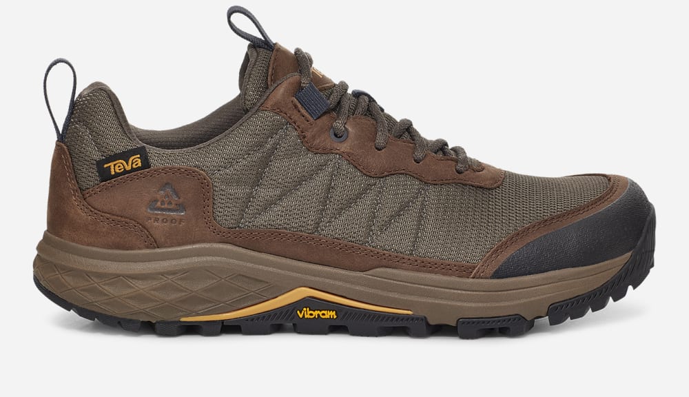 Brown Teva Ridgeview Low Men's Hiking Boots | Ireland-4316