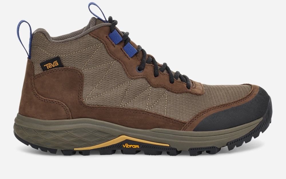 Brown Teva Ridgeview Mid Men's Hiking Boots | Ireland-0482