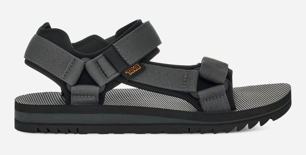 Dark Grey Teva Universal Trail Men's Hiking Sandals | Ireland-7268