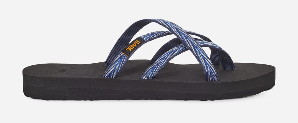 Indigo Teva Olowahu Women's Flip Flops | Ireland-7892