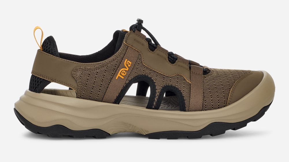 Khaki Teva Outflow CT Men's Sandals | Ireland-4157