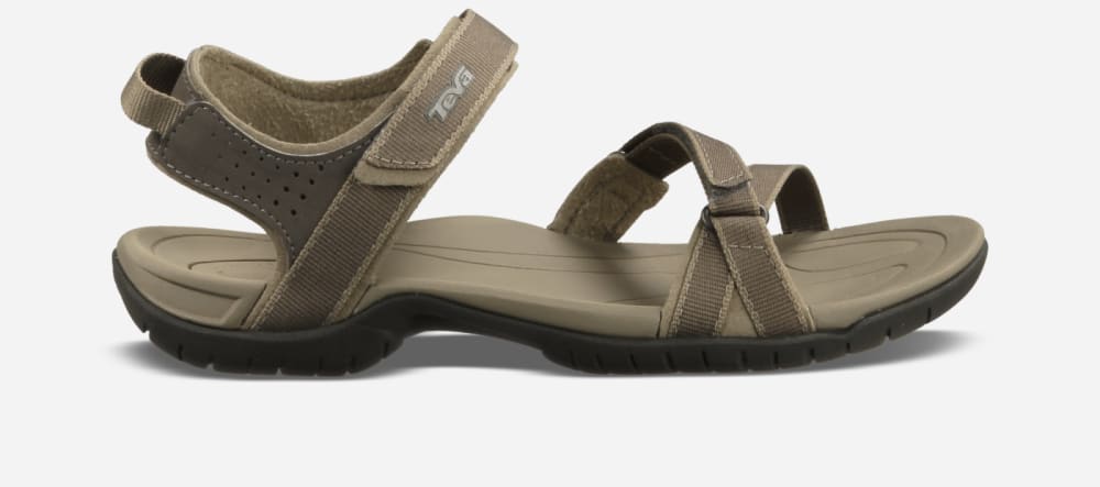 Khaki Teva Verra Women's Hiking Sandals | Ireland-5910