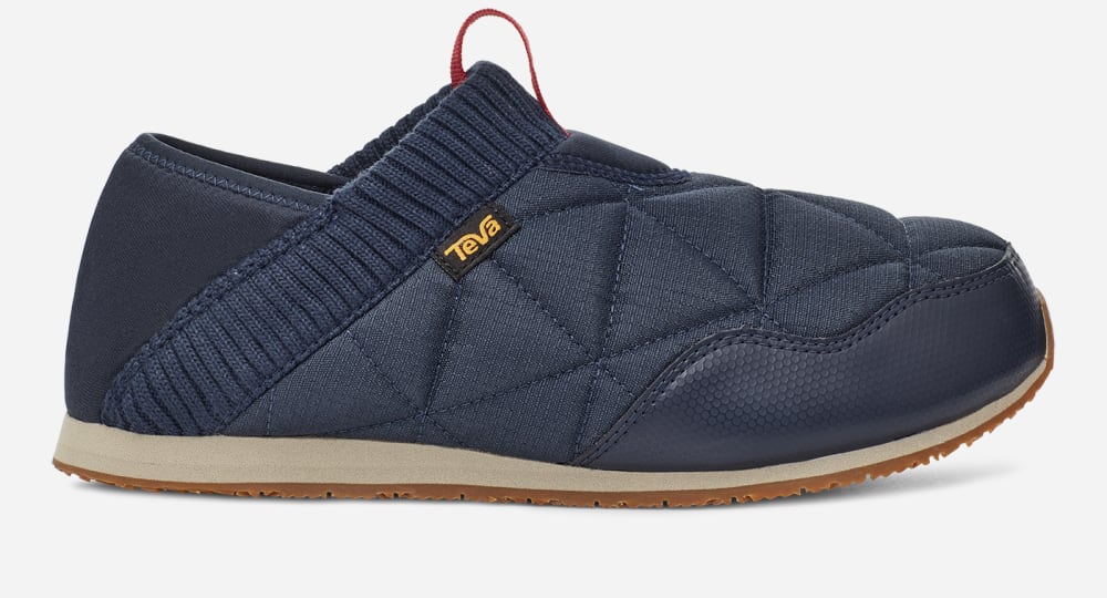 Navy Teva ReEMBER Men's Slip Ons | Ireland-7201