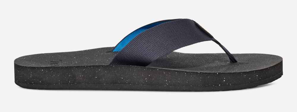 Navy Teva Reflip Men's Flip Flops | Ireland-0581