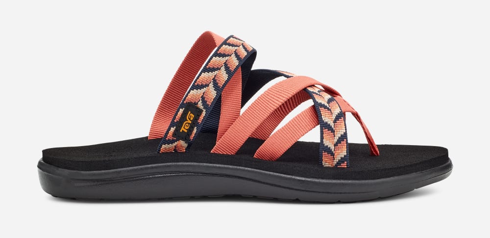 Orange Teva Voya Zillesa Women's Flip Flops | Ireland-9014