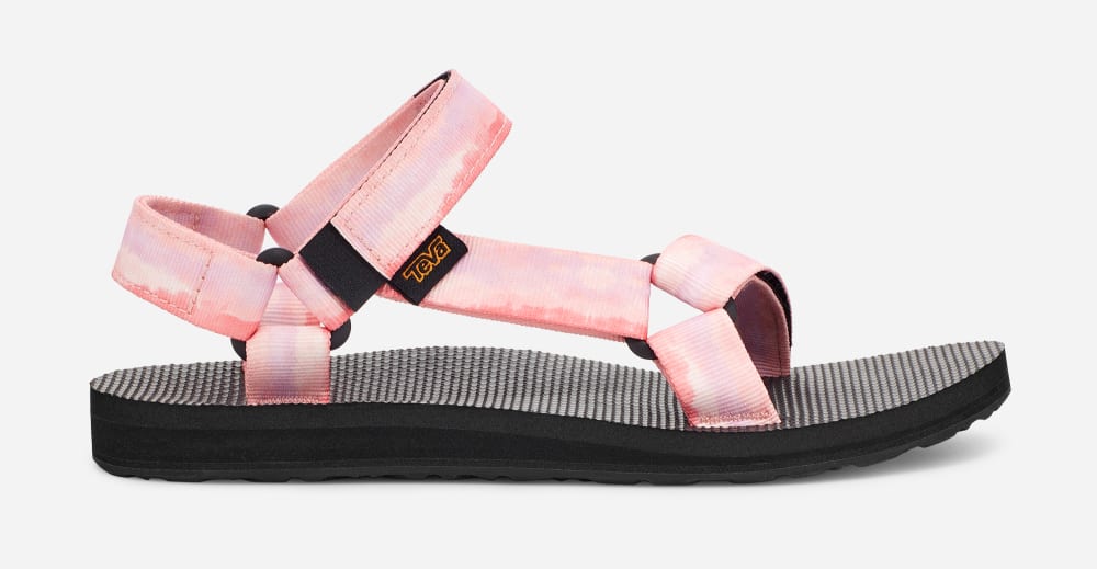 Pink Teva Original Universal Tie-Dye Women's Sandals | Ireland-1428