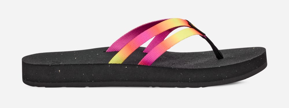 Rose Purple Teva Reflip Strappy Gradiate Women's Flip Flops | Ireland-6042