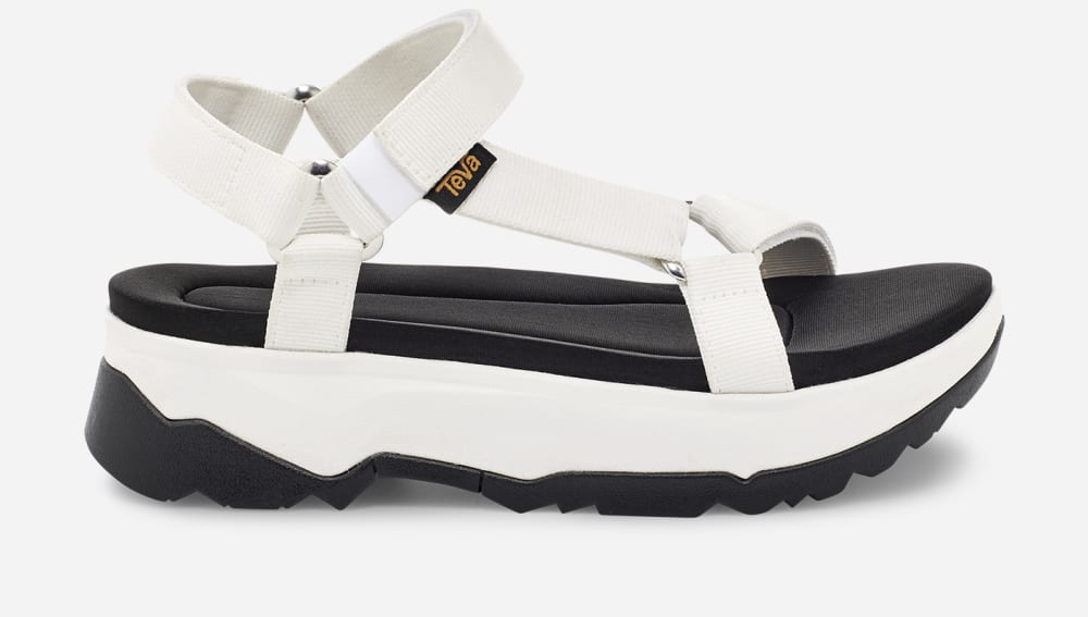 White Teva Jadito Universal Men's Platform Sandals | Ireland-3087